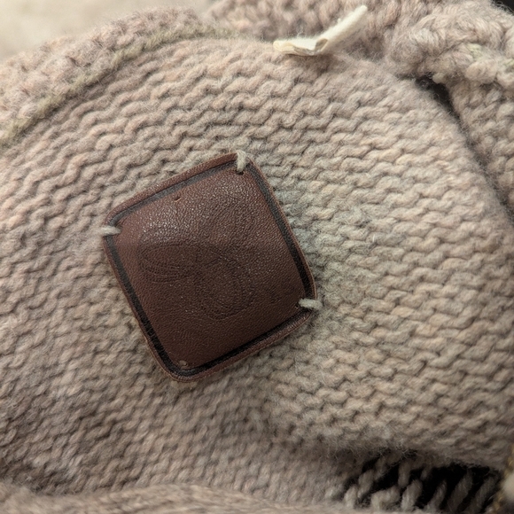 Vintage TNA Wool Knit Sweater Cardigan Jacket, Classic Knit Pattern Size XS - Picture 11 of 11